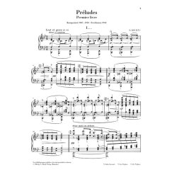 Claude Debussy: Pr&eacute;ludes, 1er livre
