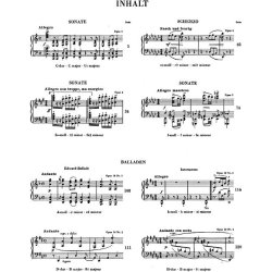 Johannes Brahms: Sonatas, Scherzo And Ballades (Urtext Edition)