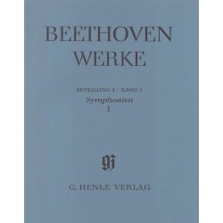 Ludwig van Beethoven: Symphonies I No. 1 and 2 (with critical report)