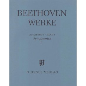 Ludwig van Beethoven: Symphonies I No. 1 and 2 (with critical report)