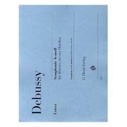 Claude Debussy: Symphony In B Minor (Piano Duet)