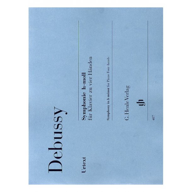 Claude Debussy: Symphony In B Minor (Piano Duet)