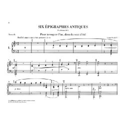 Claude Debussy: Six Epigraphes Antiques - Piano Duet (Henle Urtext Edition)