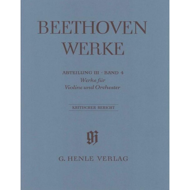 Ludwig van Beethoven: Works for Violin and Orchestra