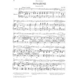 Antonn Dvork: Sonatina For Piano And Violin In G Op.100