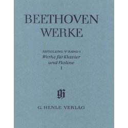 Ludwig van Beethoven: Works for Piano and Violin, Volume I