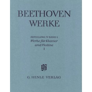 Ludwig van Beethoven: Works for Piano and Violin, Volume I