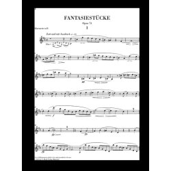 Robert Schumann: Fantasy Pieces For Clarinet And Piano Op.73 (Henle Urtext Edition)