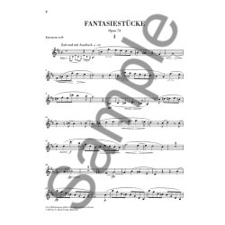 Robert Schumann: Fantasy Pieces For Clarinet And Piano Op.73 (Henle Urtext Edition)