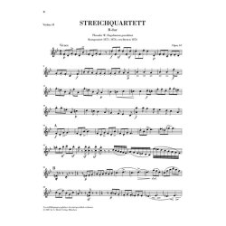 Johannes Brahms: String Quartet In B Flat Op.67 (Urtext)