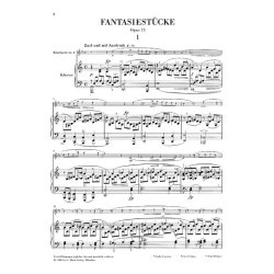 Robert Schumann: Fantasy Pieces for Piano and Clarinet (or Violin or Violoncello) op. 73 (version for Violin)