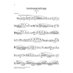 Robert Schumann: Fantasy Pieces For Piano And Clarinet Op.73 (Version For Cello)