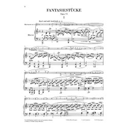 Robert Schumann: Fantasy Pieces For Piano And Clarinet Op.73 (Version For Cello)