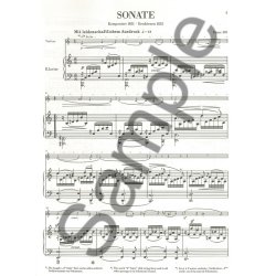 Robert Schumann: Sonata For Violin And Piano In A Minor Op. 105 (Henle Edition)