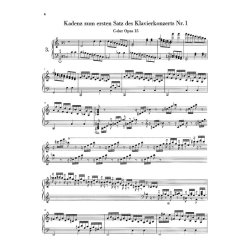 Ludwig van Beethoven: Cadenzas in the Piano Concertos
