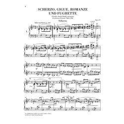 Robert Schumann: Scherzo, Gigue, Romance and Fughetta op. 32