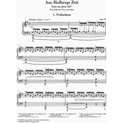 Edvard Grieg: Aus Holbergs Zeit Op. 40