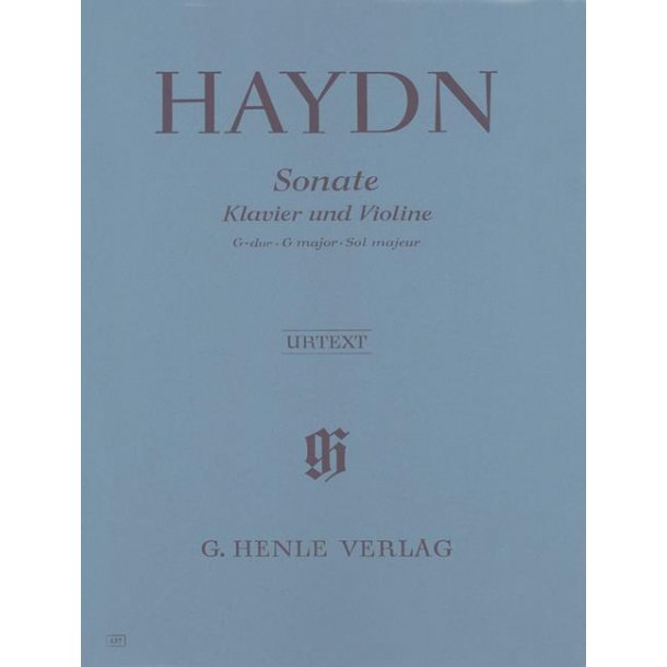 Franz Joseph Haydn: Sonata For Piano And Violin In G