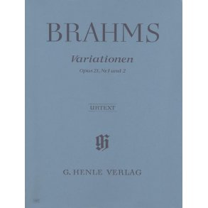 Johannes Brahms: Variations Op.21 No.1 And 2