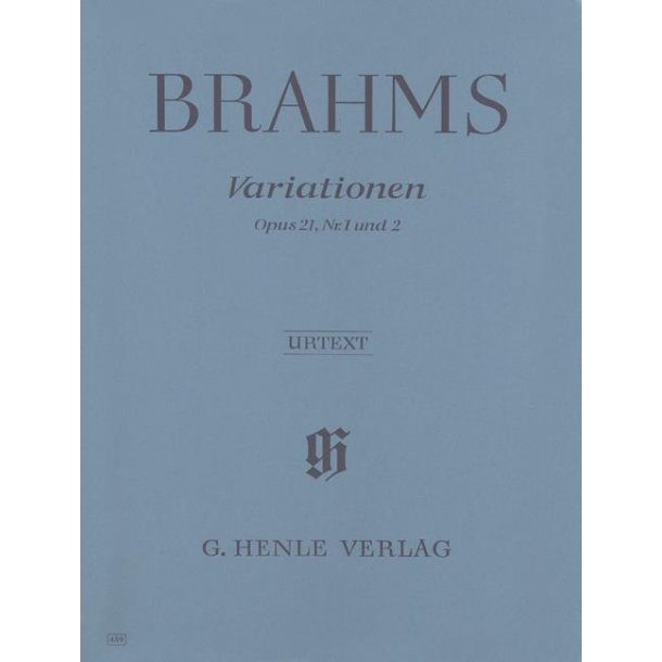 Johannes Brahms: Variations Op.21 No.1 And 2