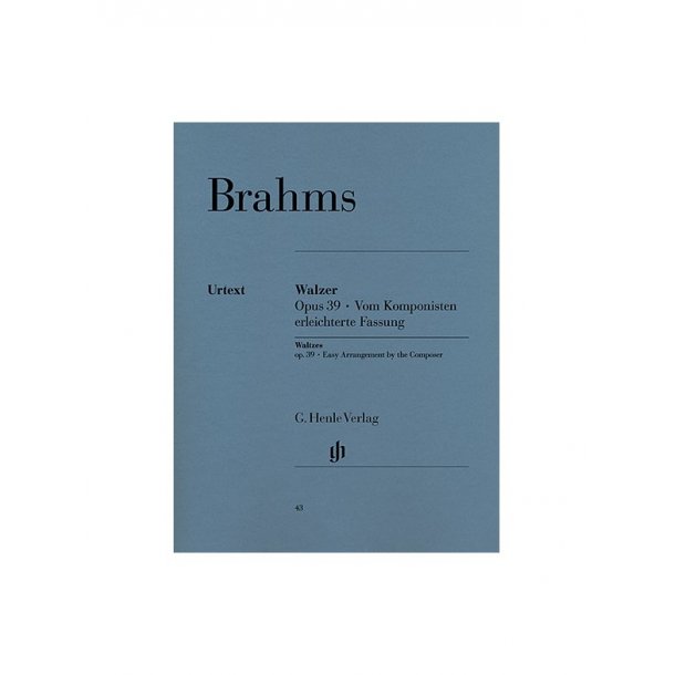 Johannes Brahms: Waltzes Op.39 (Easy Arrangement)