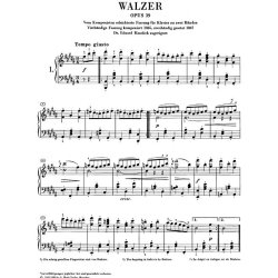 Johannes Brahms: Waltzes Op.39 (Easy Arrangement)