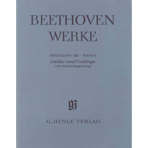 Beethoven Songs W/ Pf Accomp Cr Rpt