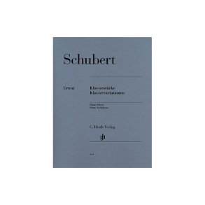 Franz Schubert: Piano Pieces - Piano Variations (Henle Urtext Edition)