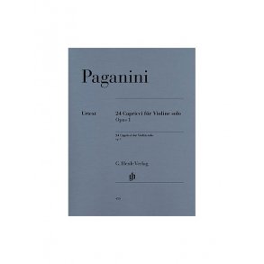 Niccolo Paganini: 24 Capricci op. 1 (notated and annotated version)