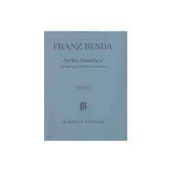 Franz Benda: 6 Sonatas for Violin and Basso Continuo