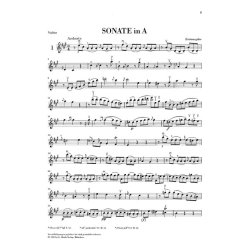 Franz Benda: 6 Sonatas for Violin and Basso Continuo