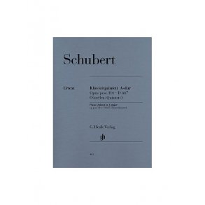 Franz Schubert: Quintet In A Op. Post.114 D.667 'Trout Quintet' (Henle Urtext Edition)