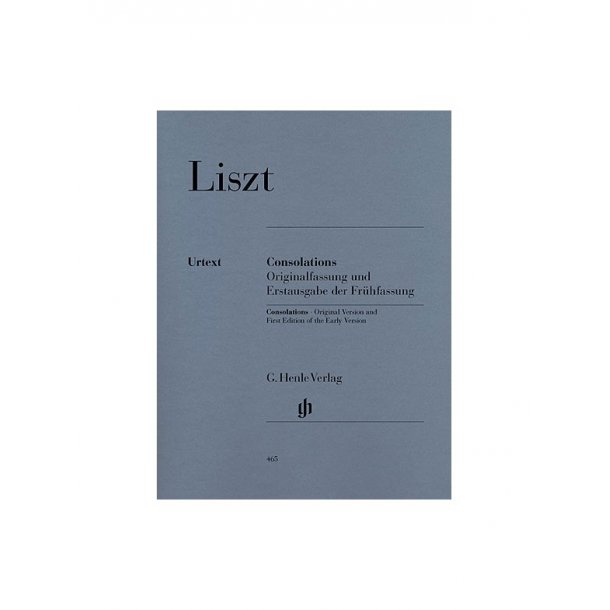 Franz Liszt: Consolations (Urtext)