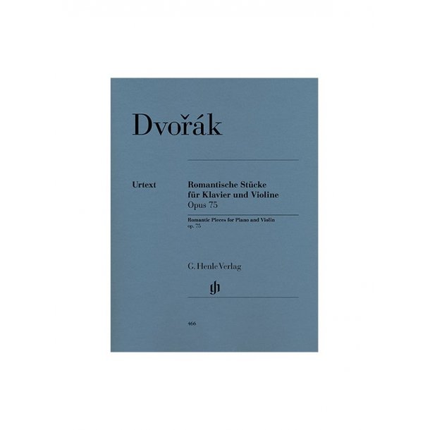 Antonn Dvork: Romantic Pieces for Piano and Violin op. 75