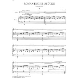 Antonn Dvork: Romantic Pieces for Piano and Violin op. 75