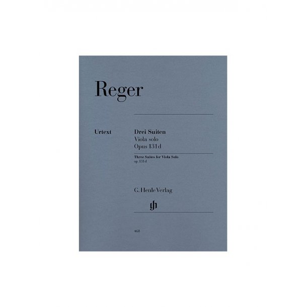 Max Reger: Drei Suiten Viola Solo Op. 131d
