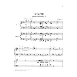 W. A. Mozart: Works For Two Pianos