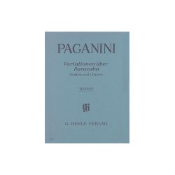 Niccolo Paganini: 60 Variations on Barucab for Violin and Guitar op. 14