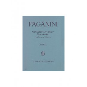 Niccolo Paganini: 60 Variations on Barucab for Violin and Guitar op. 14