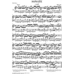 Georg Friedrich H&auml;ndel: Flute Sonatas, Volume I  (with separate Flute/Basso Continuo part (two copies))