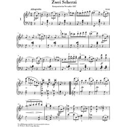 Franz Schubert: 2 Scherzi B flat major and D flat major D 593