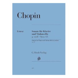 Frederic Chopin: Cello Sonata In G Minor Op.65 (Urtext Edition)