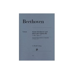 Ludwig Van Beethoven: Sonata In F For Piano And Horn Or Cello Op.17 (Urtext Edition)