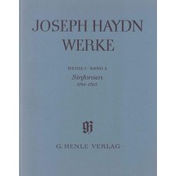 Franz Joseph Haydn: Sinfonias 1761-1763 (with critical report)