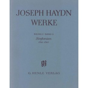 Franz Joseph Haydn: Sinfonias 1761-1763 (with critical report)