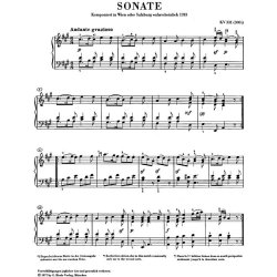 W.A. Mozart: Piano Sonata In A K.331 (Urtext Edition)