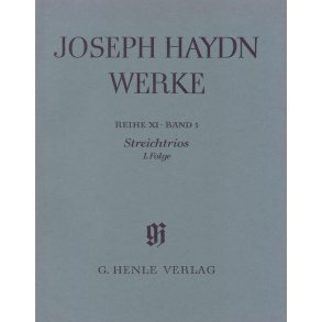 Franz Joseph Haydn: String Trios 1st sequence (with critical report)