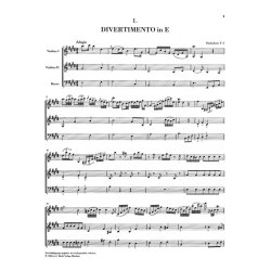 Franz Joseph Haydn: String Trios 1st sequence (with critical report)