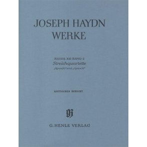 Joseph Haydn: String Quartets Op.20 And Op.33 (Critical Notes)