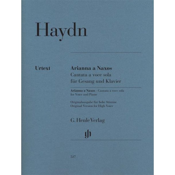 Franz Joseph Haydn: Arianna A Naxos - Cantata A Voce Sola